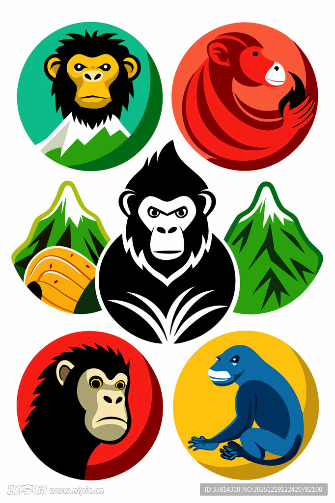 动物图标集合