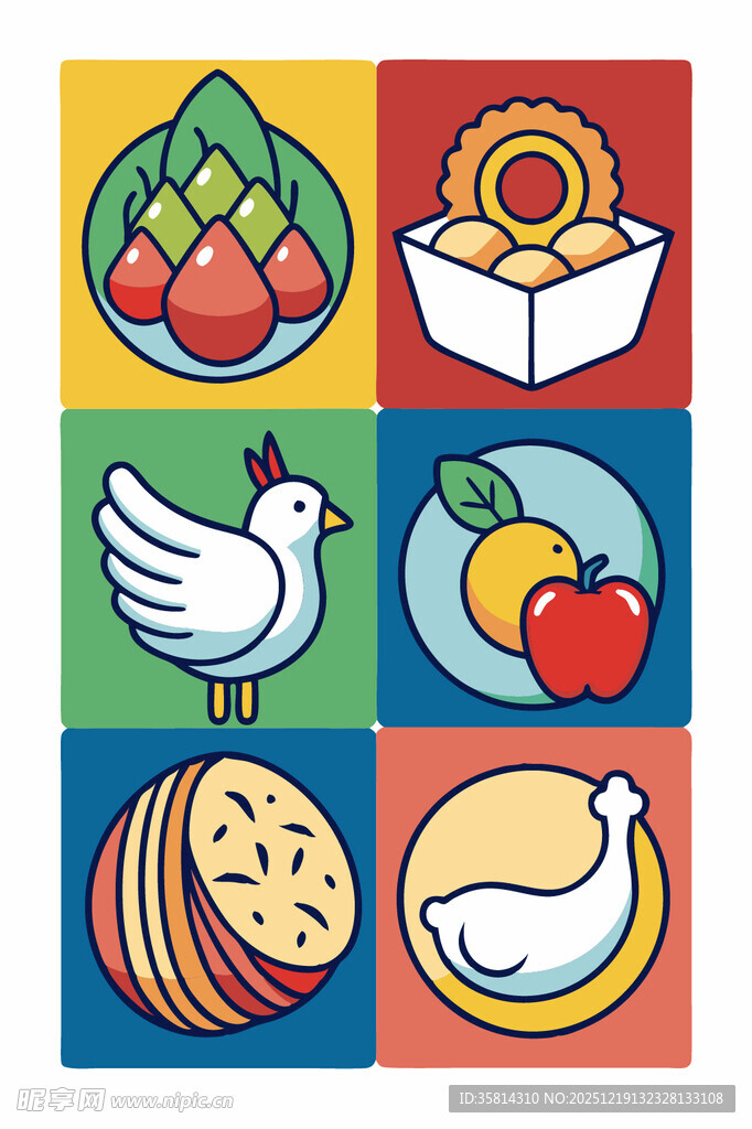 节日美食与象征物集合