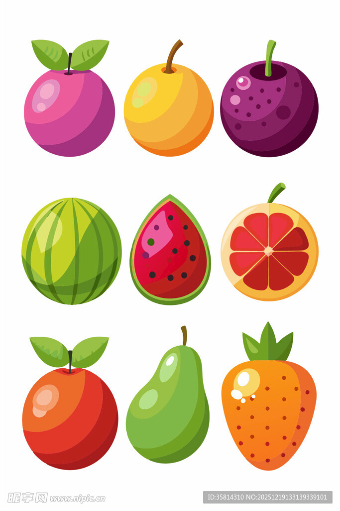 多彩水果集合
