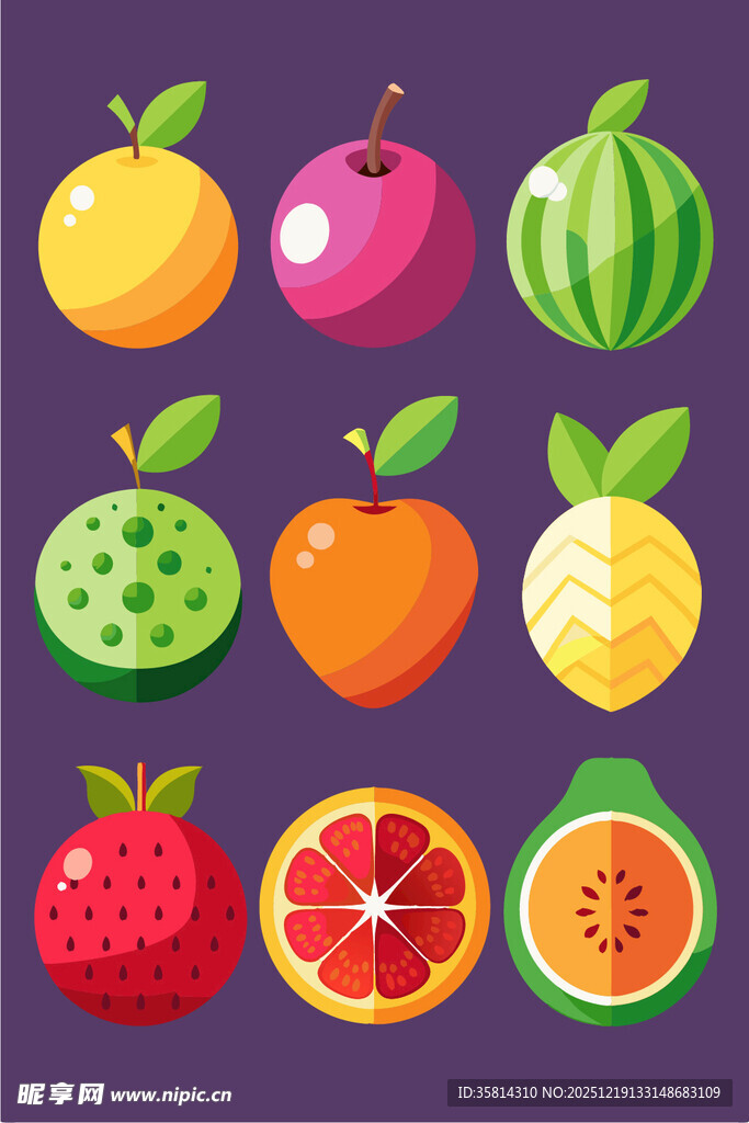 多彩水果集合