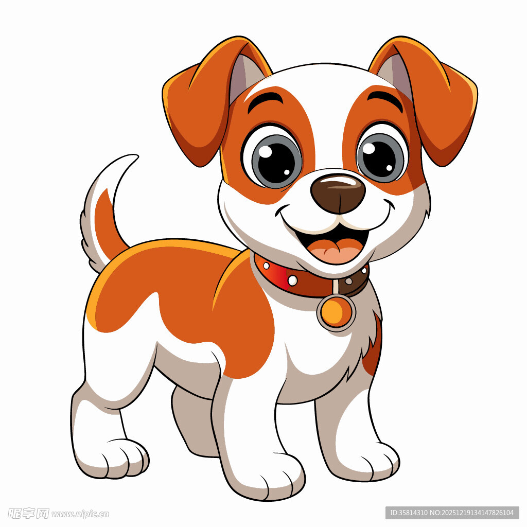 可爱小狗卡通形象