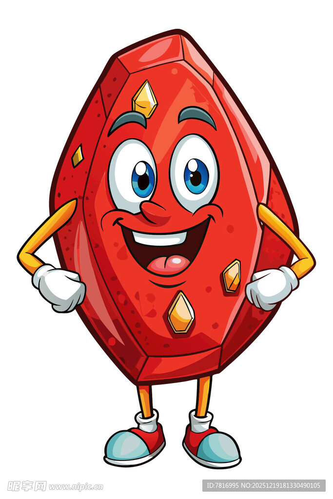 可爱草莓卡通形象