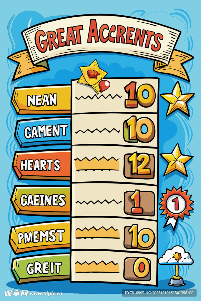 游戏成就界面展示