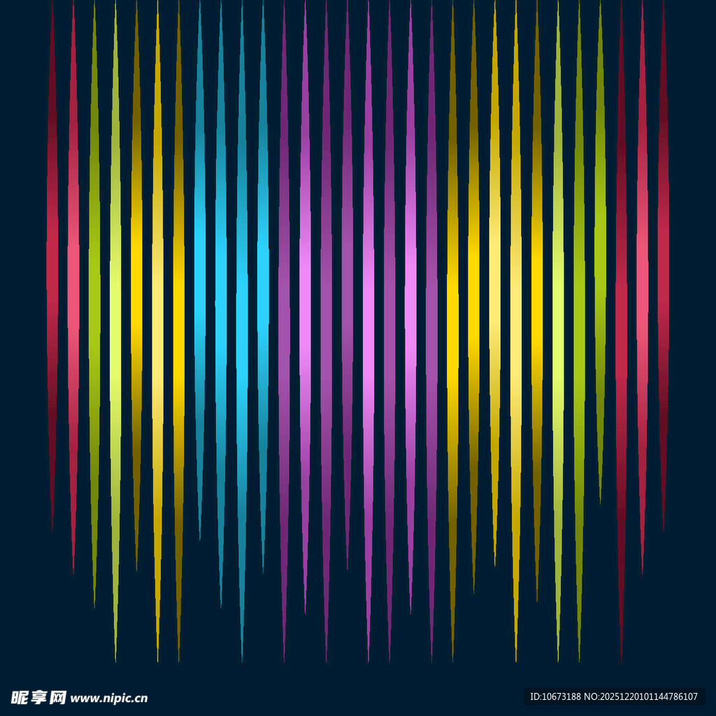 彩色渐变竖条纹背景图案