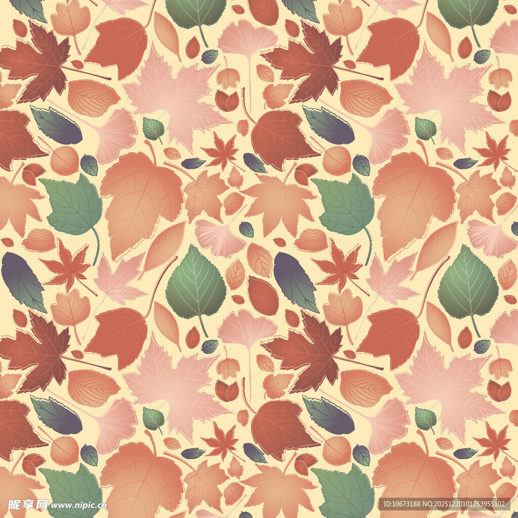 多彩水果图案背景纹理