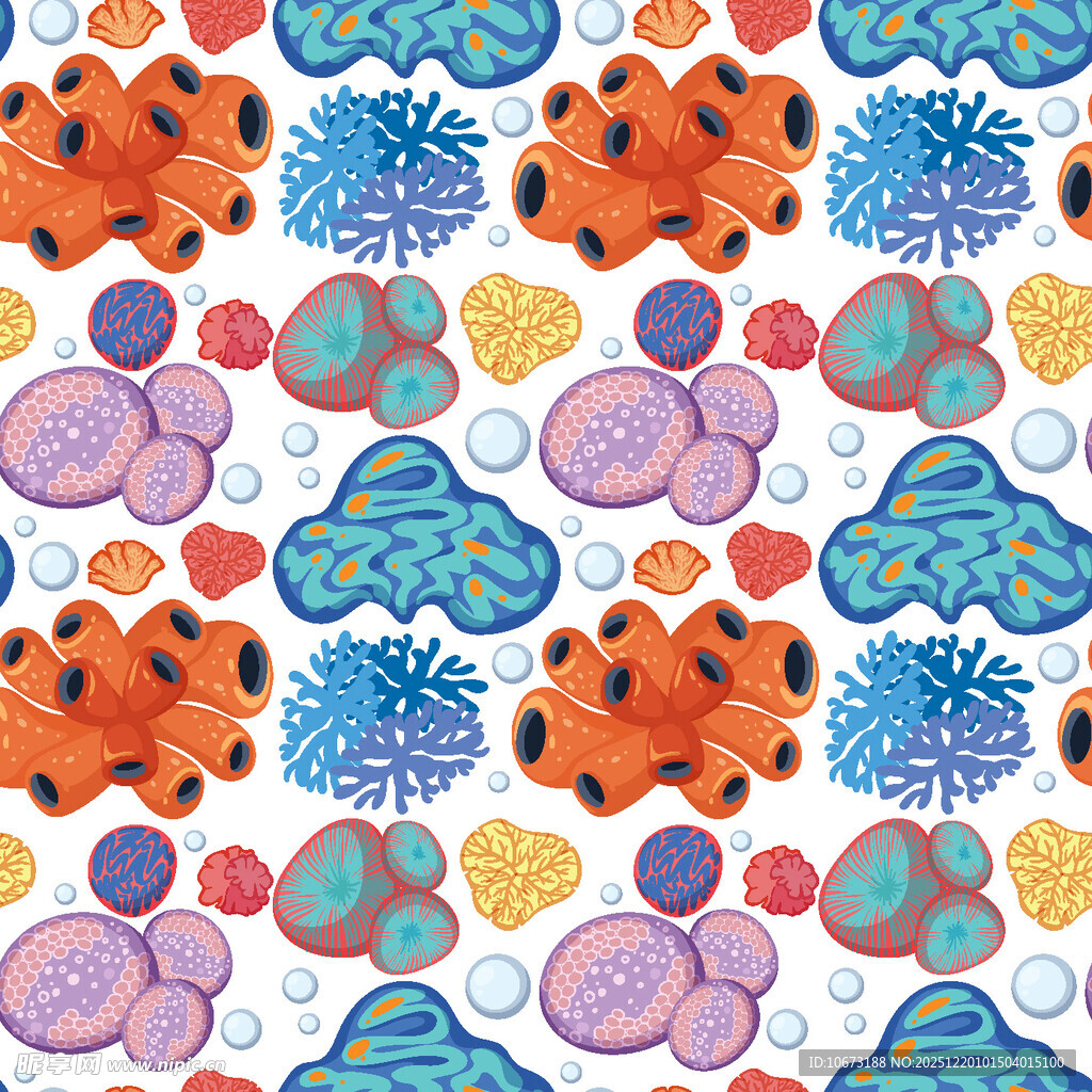 多彩花卉心形图案背景