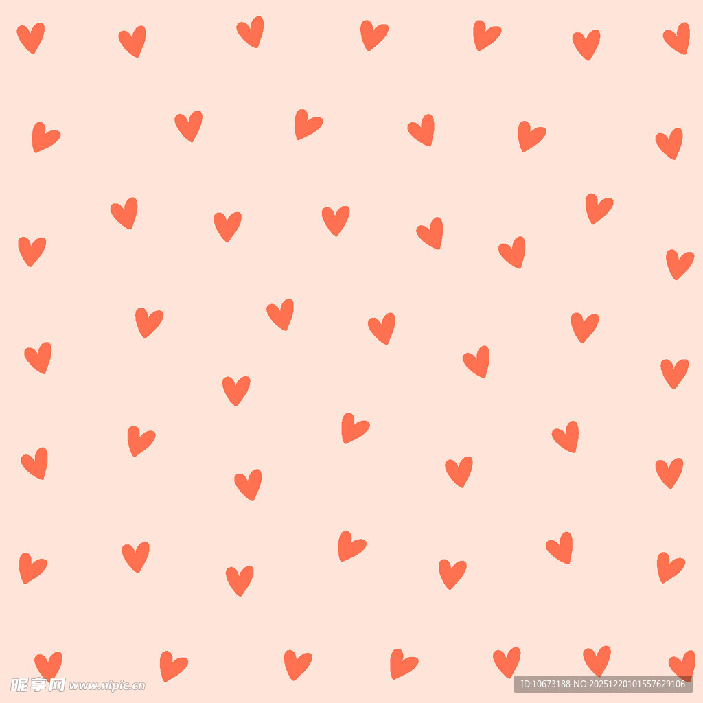 粉色背景爱心图案纹理