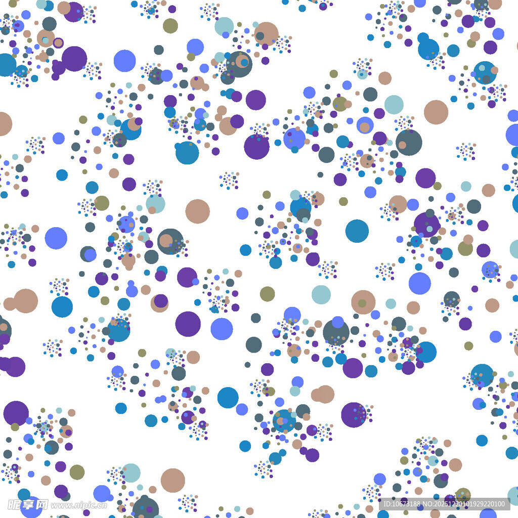 多彩圆点图案背景