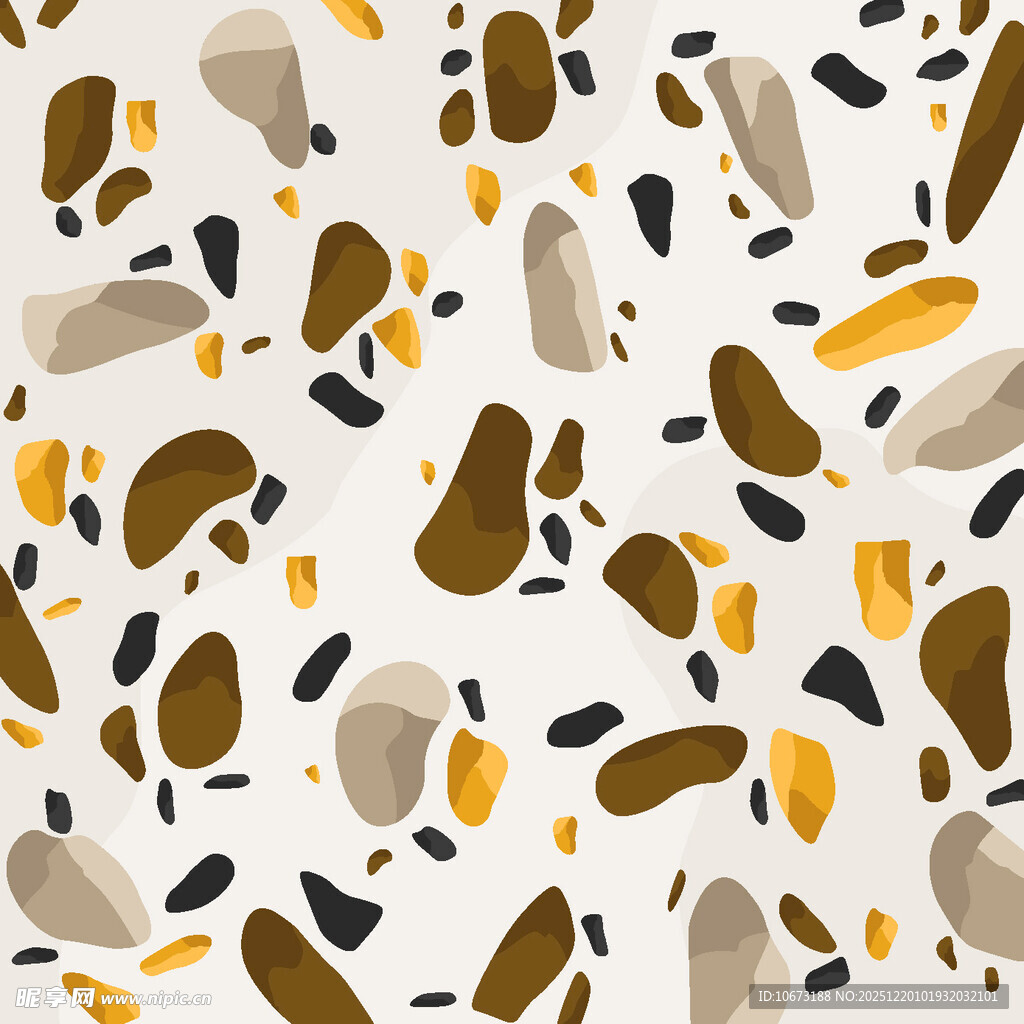 抽象多彩碎石图案纹理