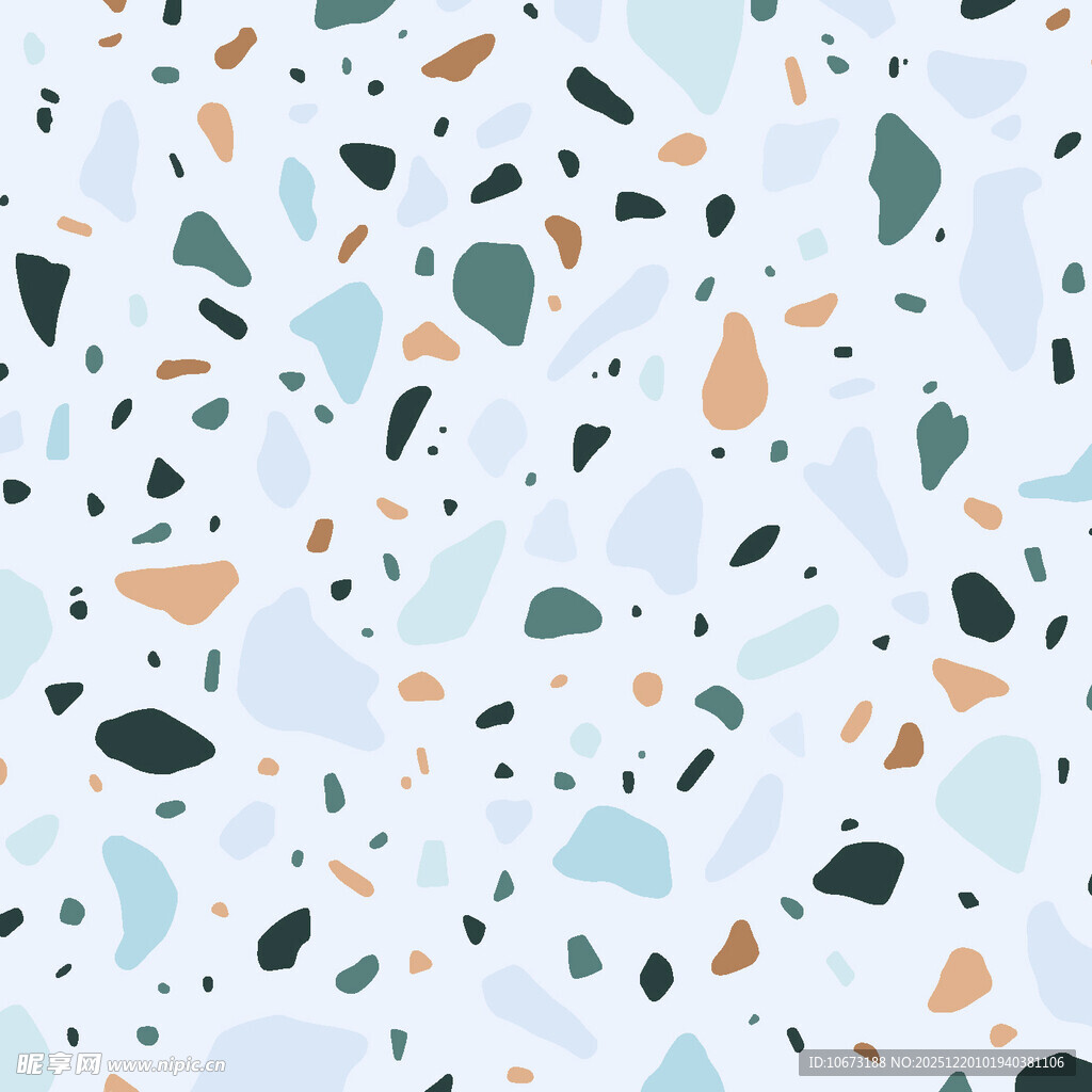 多彩水磨石纹理图案