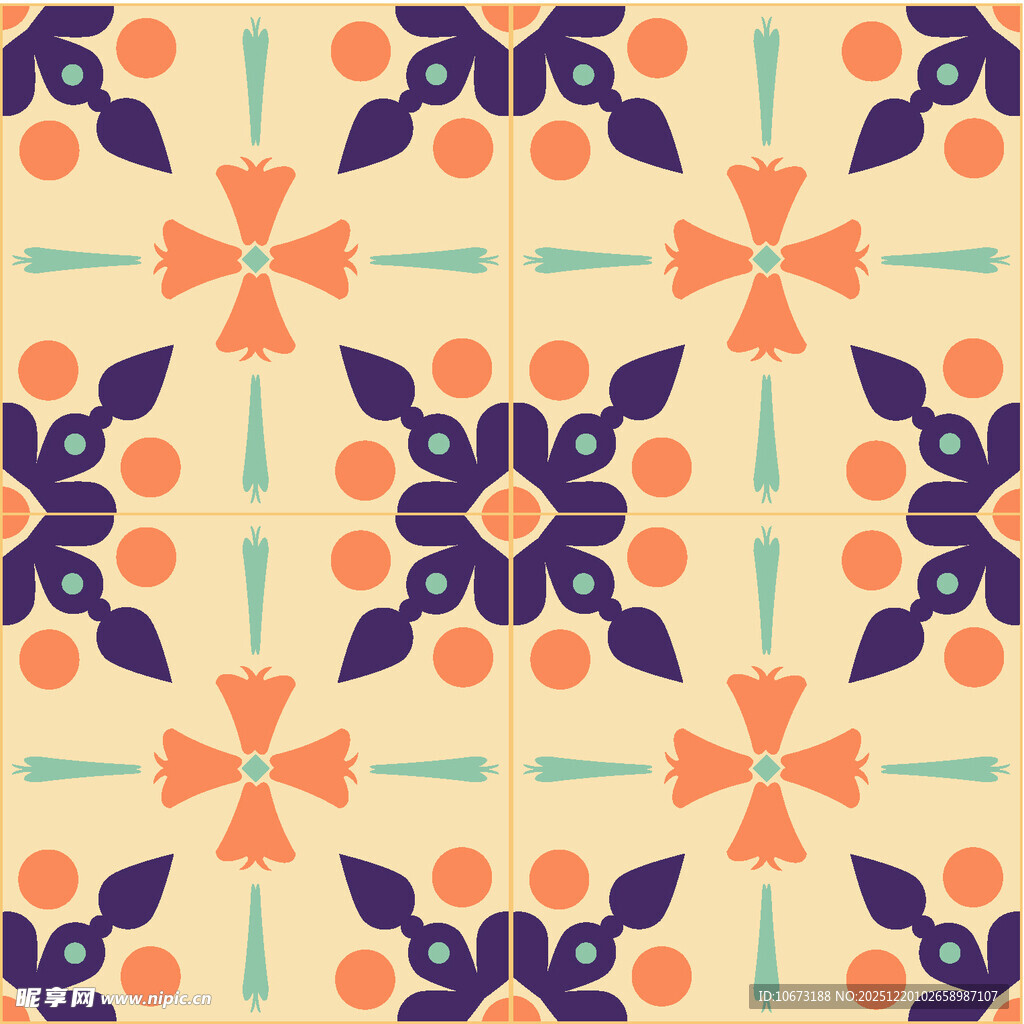 几何图案无缝背景纹理