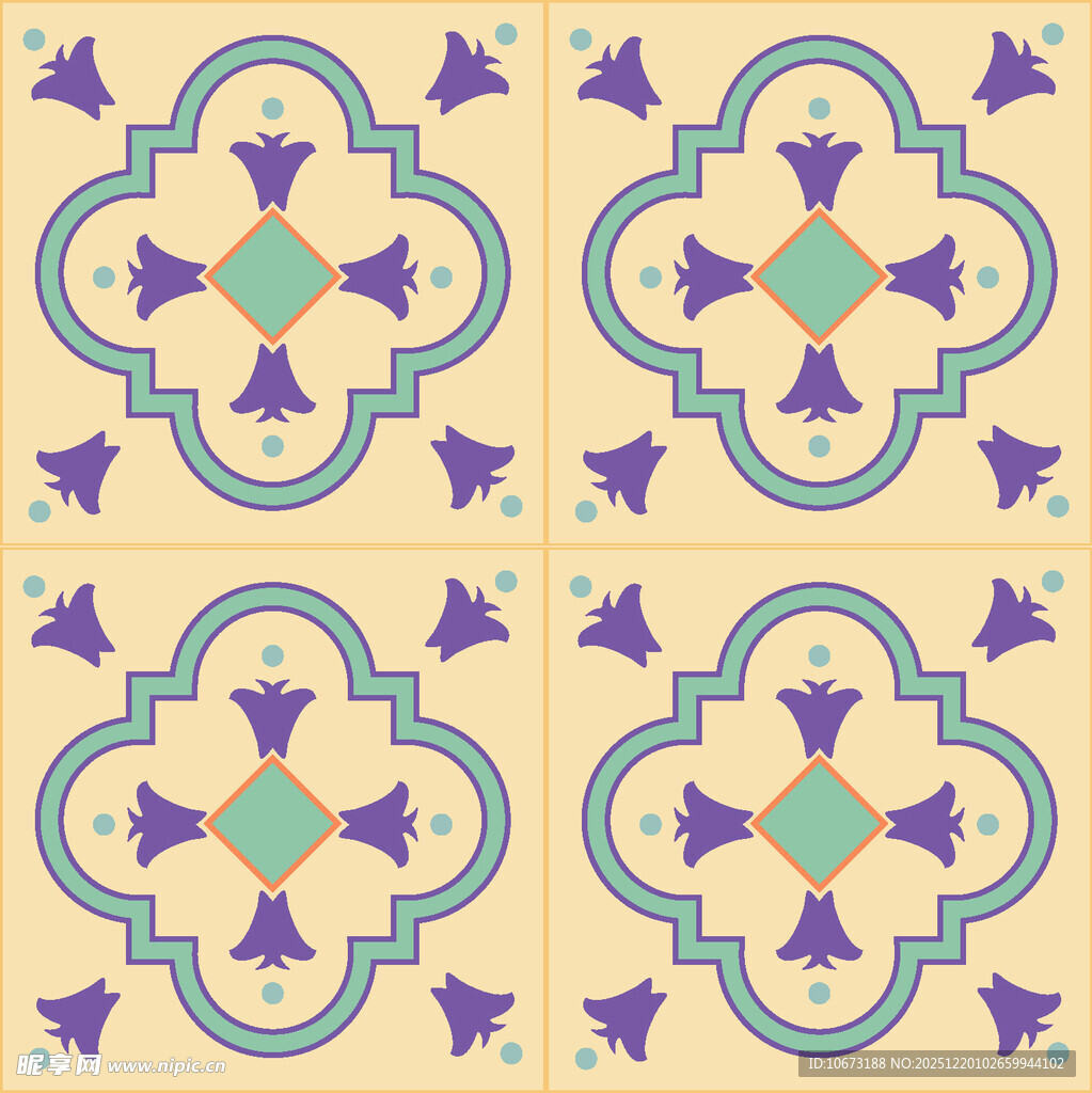 复古几何花纹图案设计