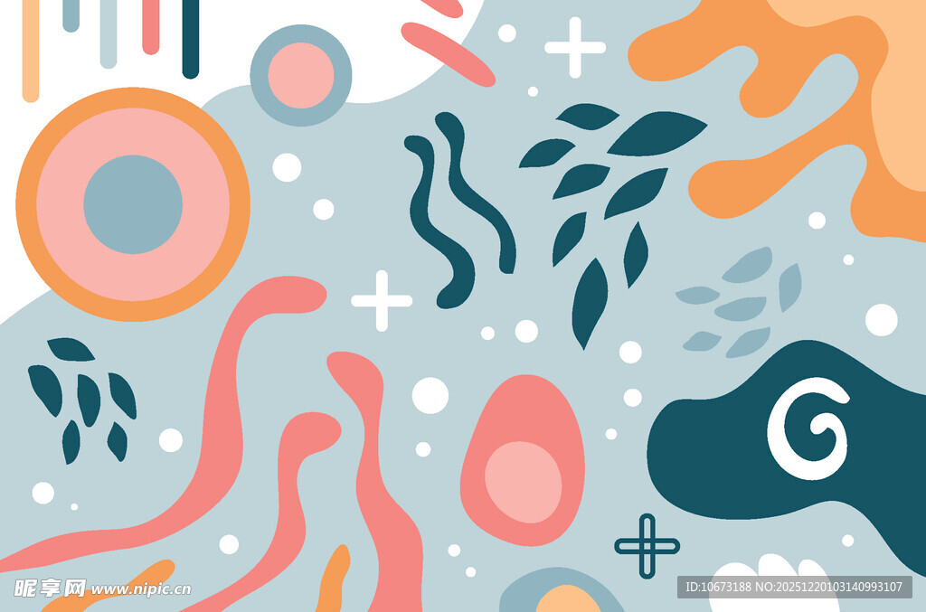 抽象几何图案装饰背景