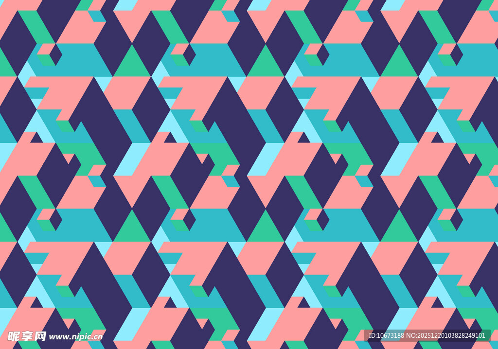 几何三角图案背景纹理