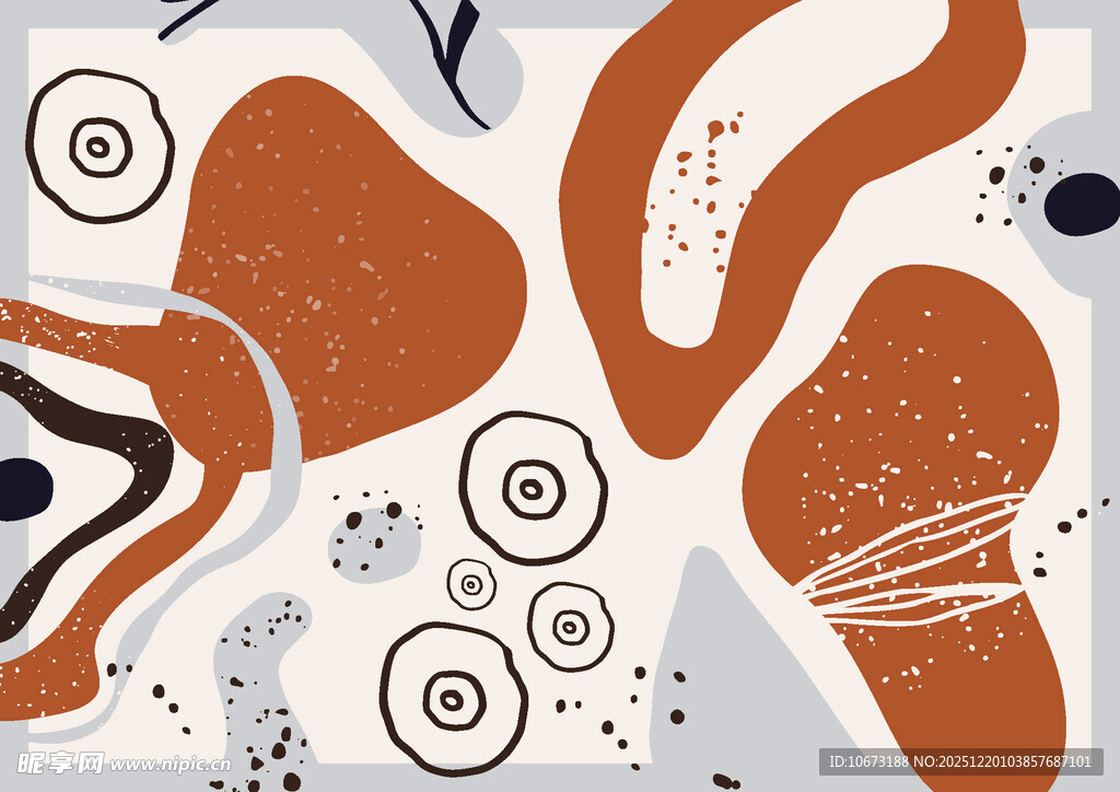 抽象几何图案艺术背景