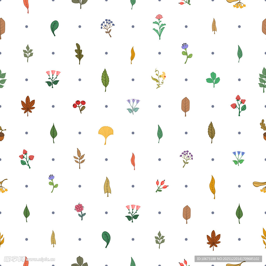 多彩花卉图案背景