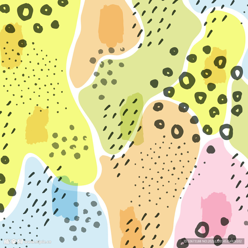 多彩抽象几何图案背景