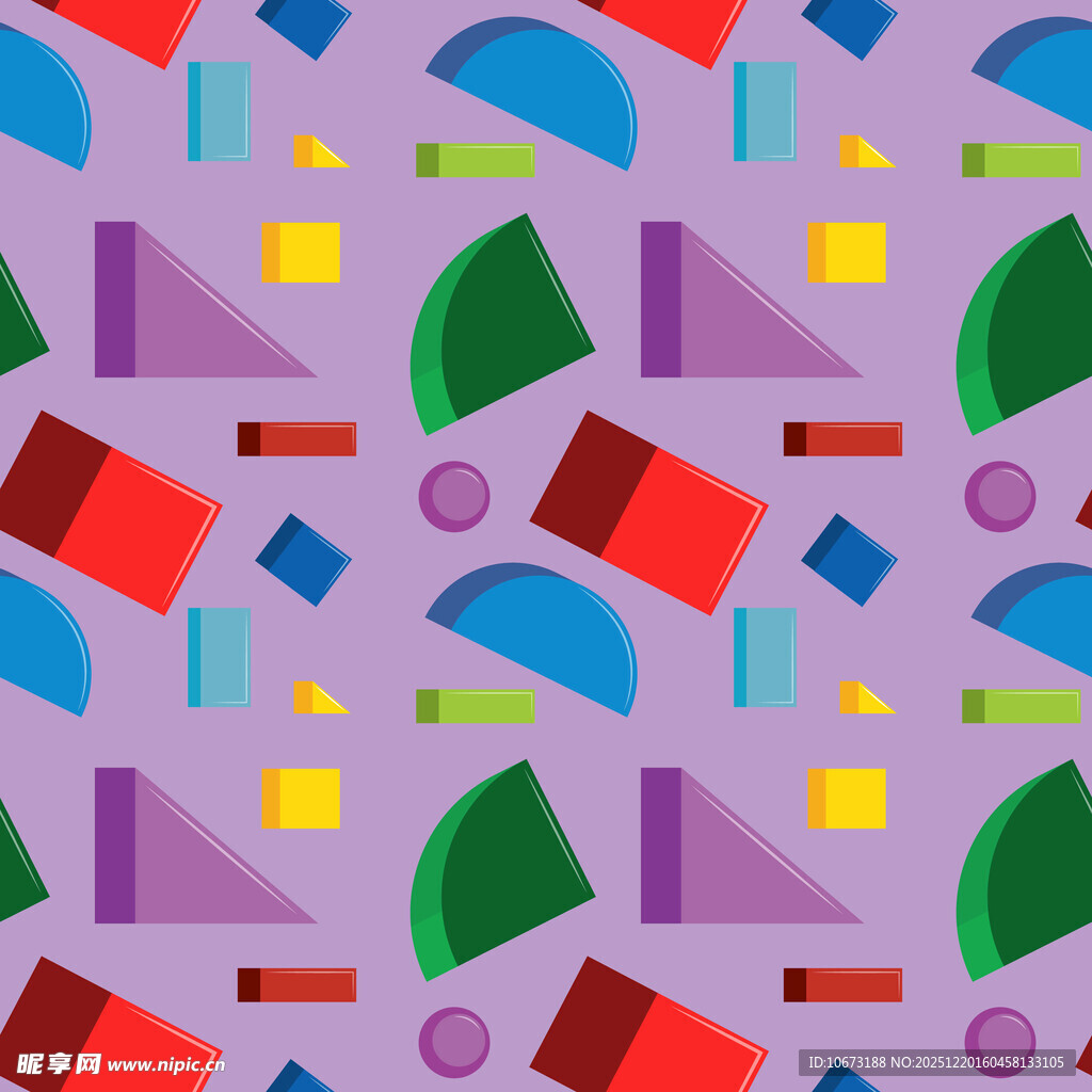 多彩几何图案背景纹理