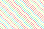 彩色波浪条纹背景图案