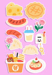 美食贴纸