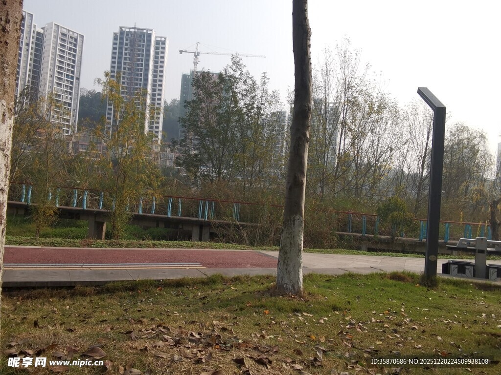 城市公园户外休闲场景
