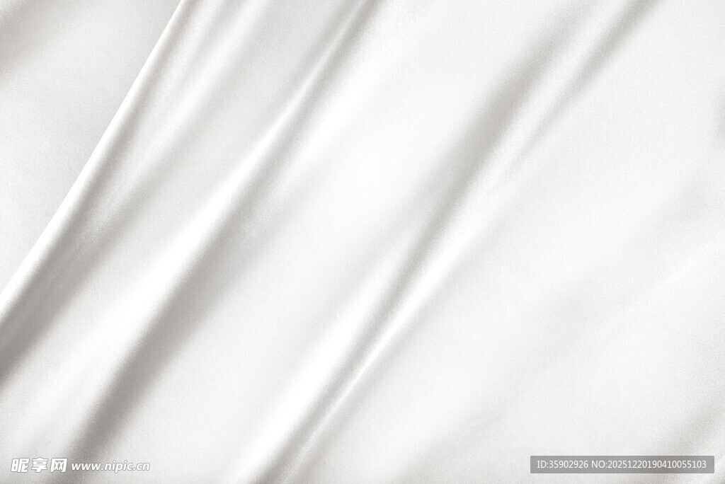 白色丝绸纹理背景图