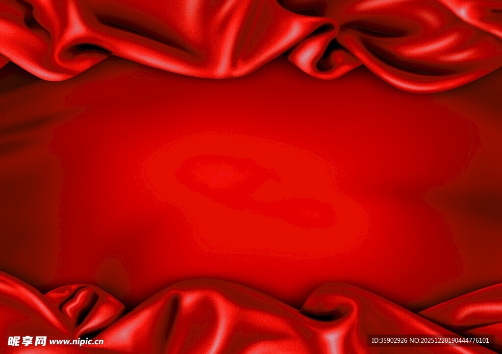 红色绸缎背景