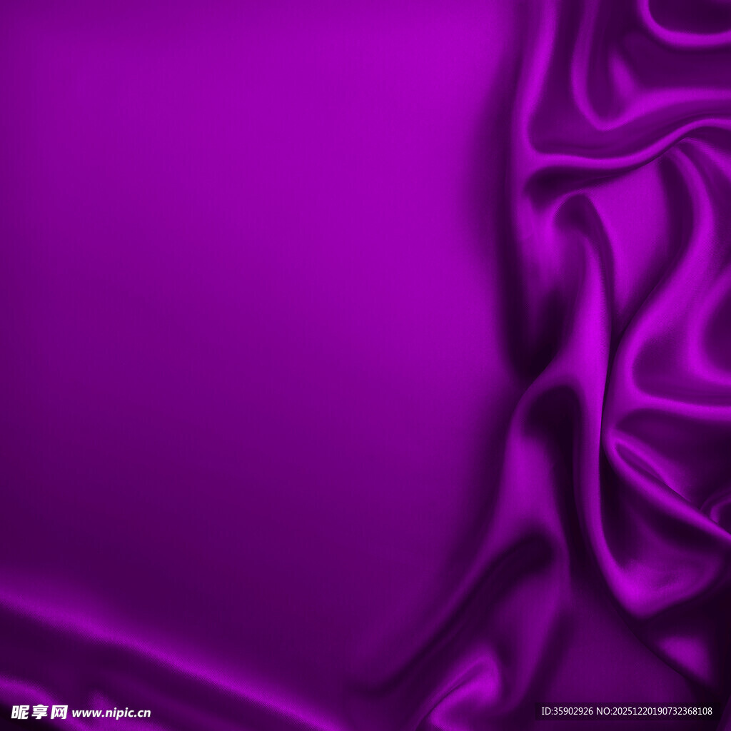 紫色绸缎纹理背景图