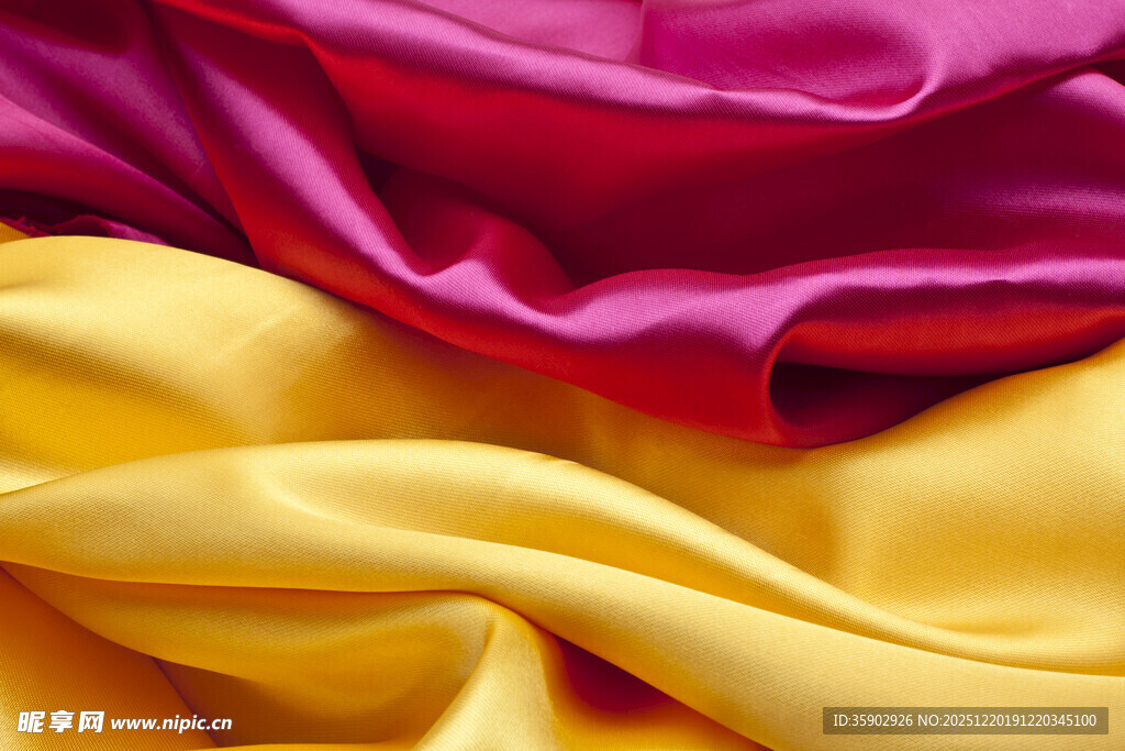 多彩绸缎尽显丝滑质感