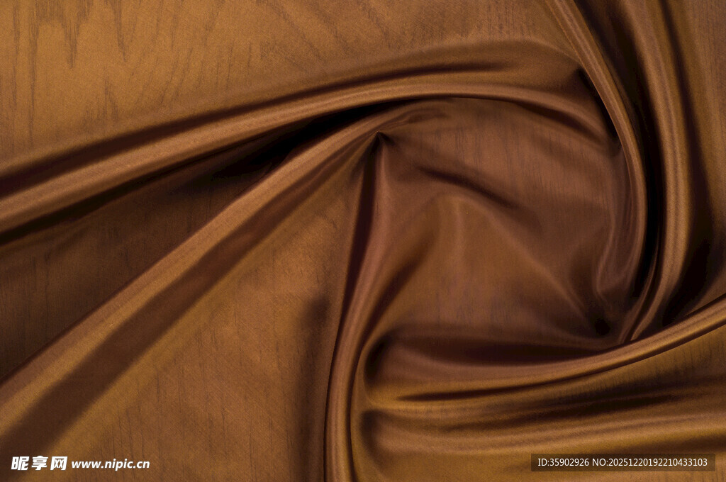 棕色柔软织物纹理特写
