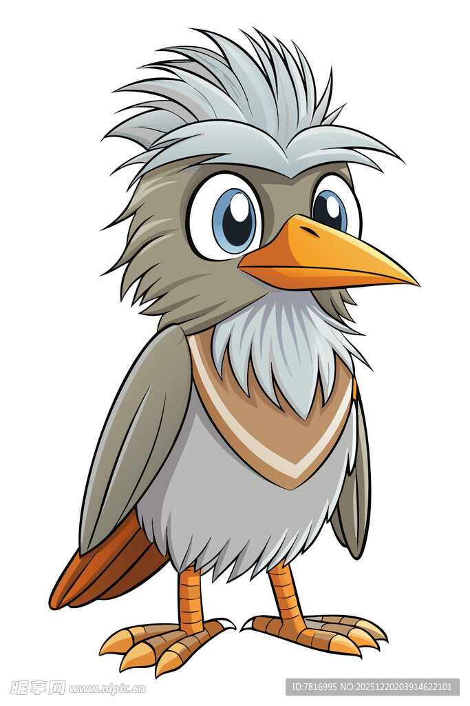 可爱卡通小鸟形象