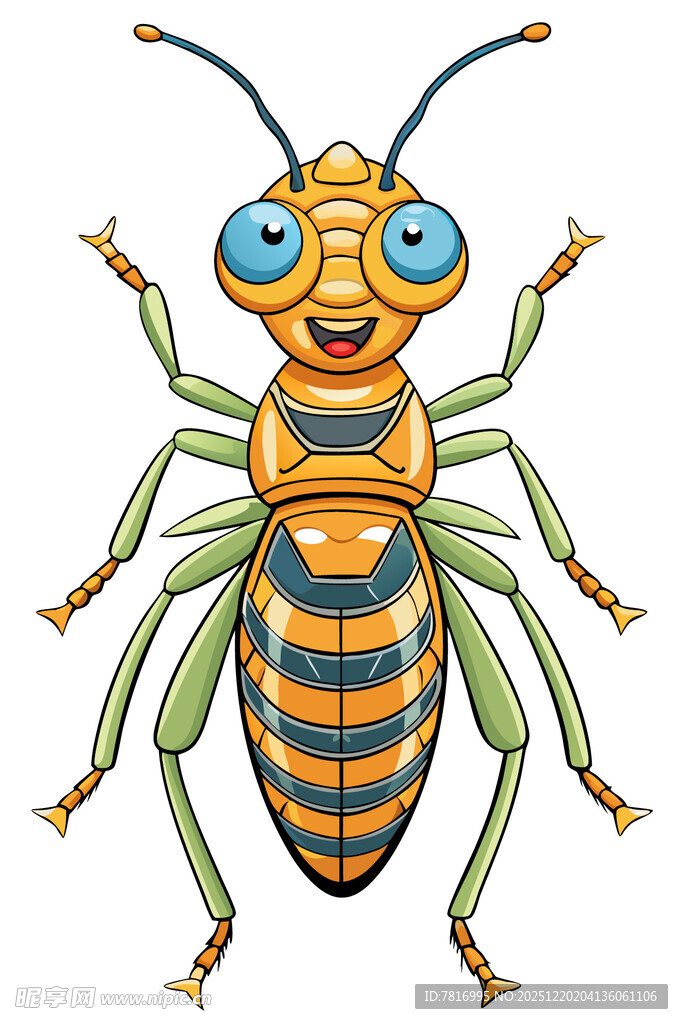 可爱卡通蜜蜂形象