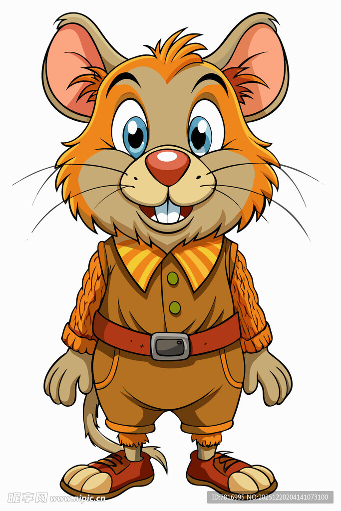 可爱卡通老鼠形象