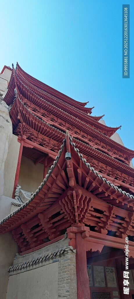 甘肃青海环线中式古建筑一角