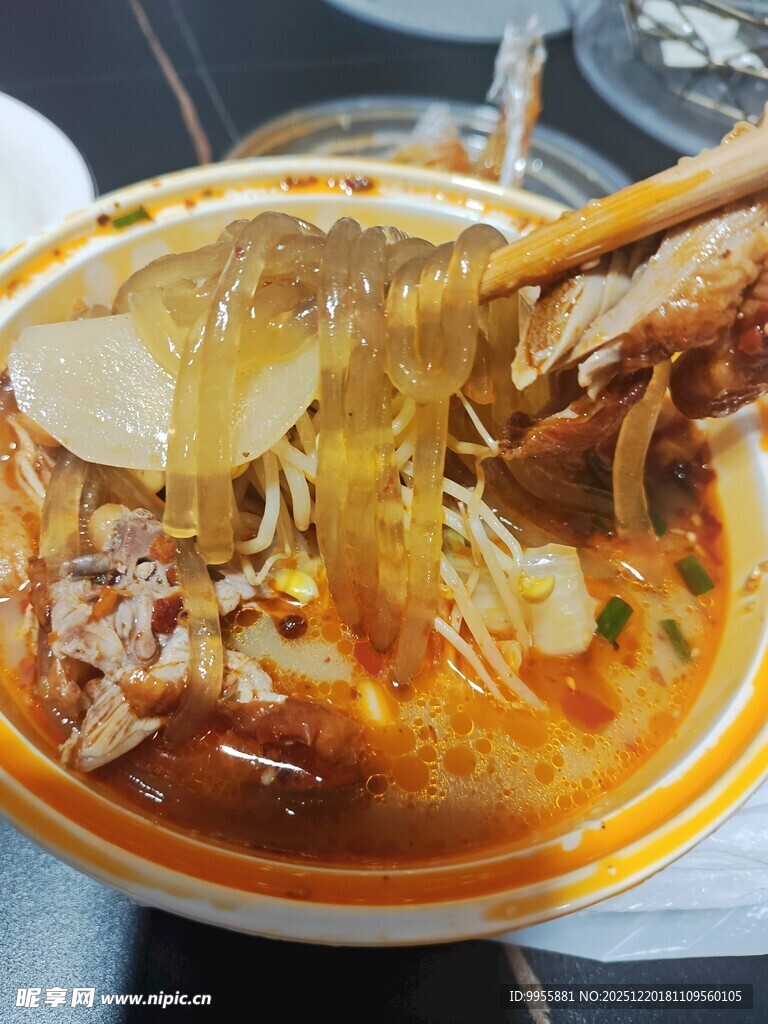 美食美味美味海鲜汤面诱人呈现