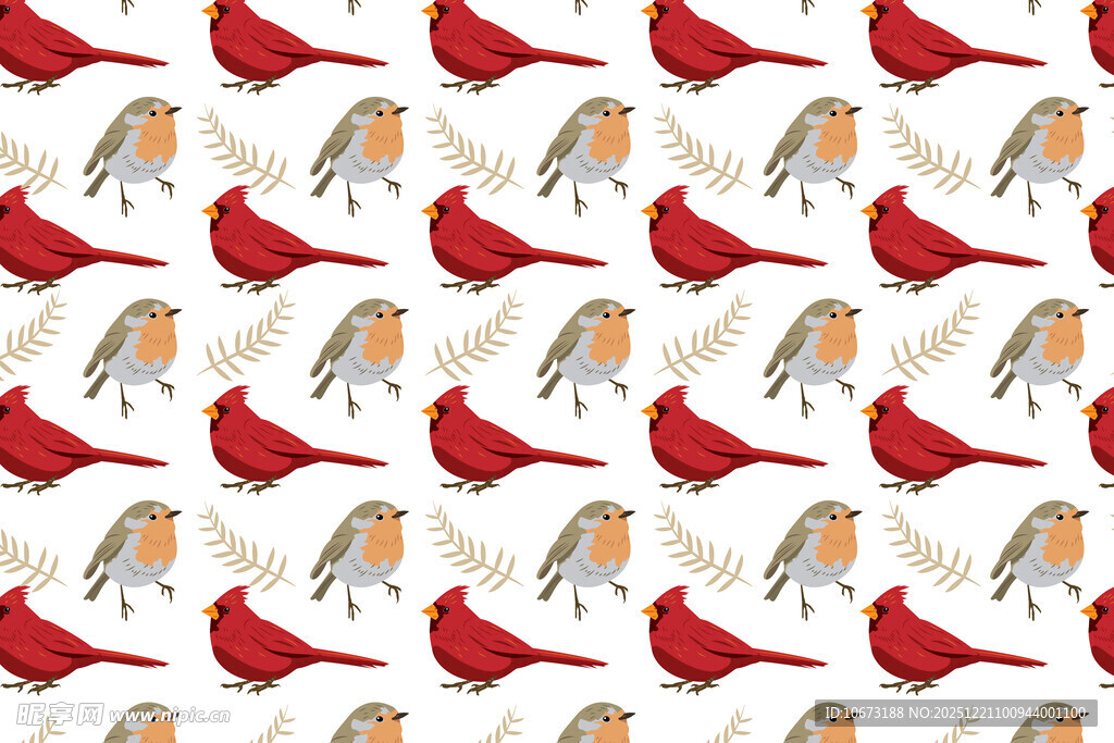 圣诞驯鹿图案背景设计