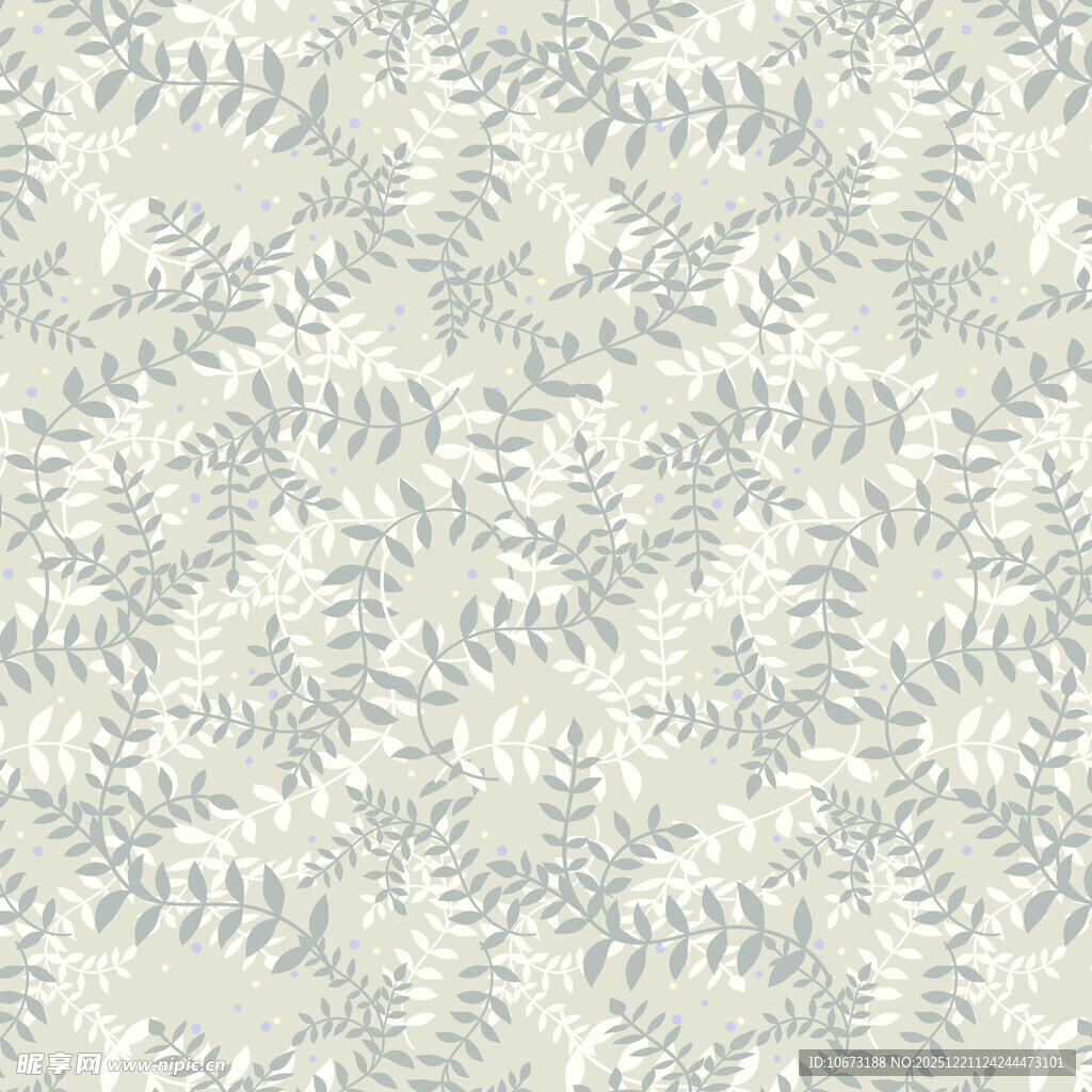浅蓝绿叶植物纹理图案