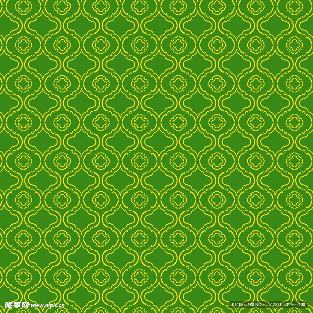 绿色几何图案无缝背景