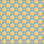 蓝底黄点简约几何图案