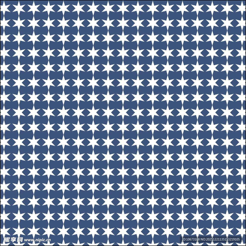 蓝白星星图案背景纹理