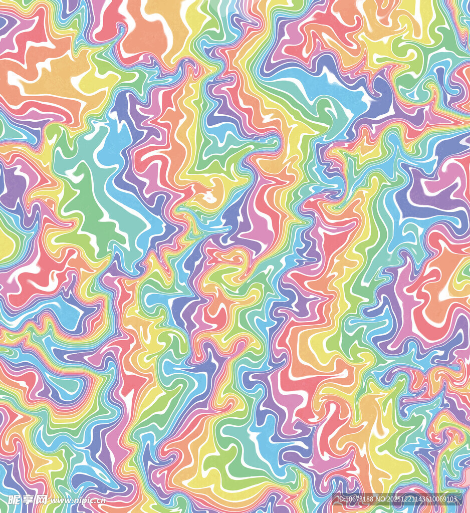 多彩抽象流体图案背景