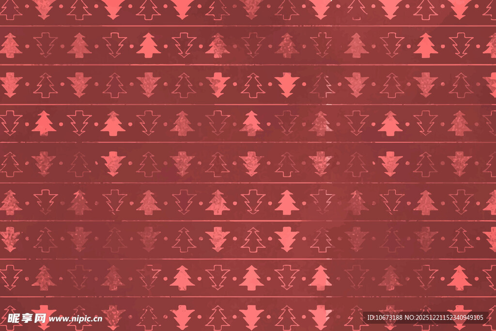 复古红色几何图案背景