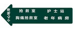 医院科室指示牌医院号牌护理级别