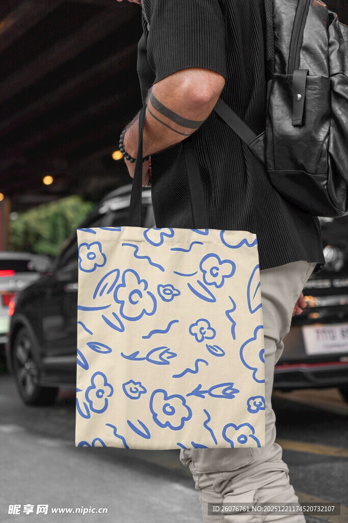 帆布袋样机图片