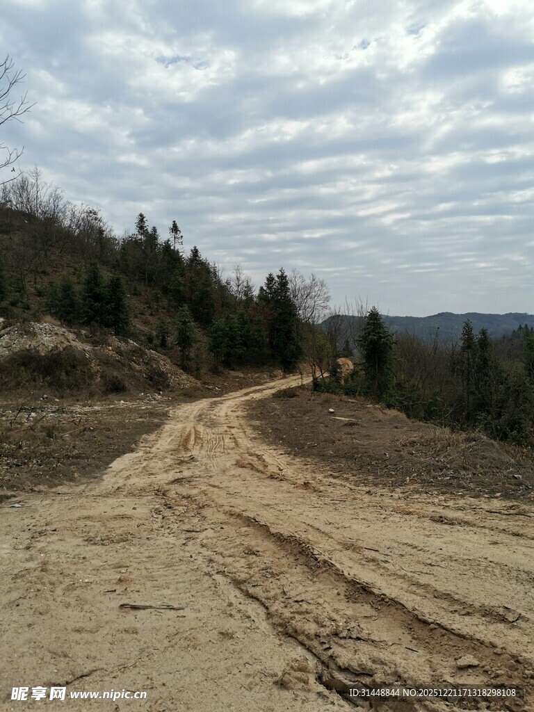 荒野土路自然风景初览