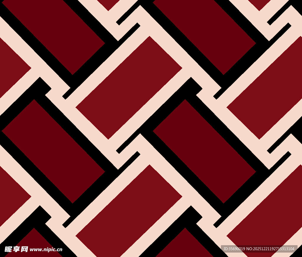 几何交错图案纹理