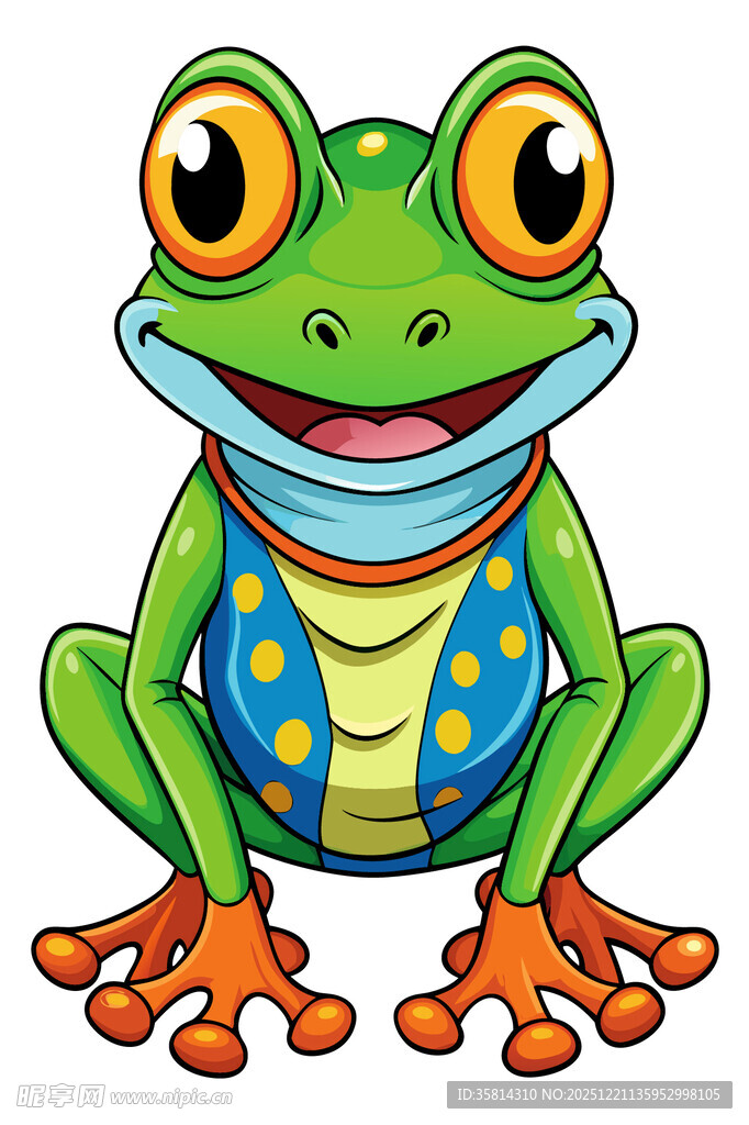 可爱青蛙卡通形象