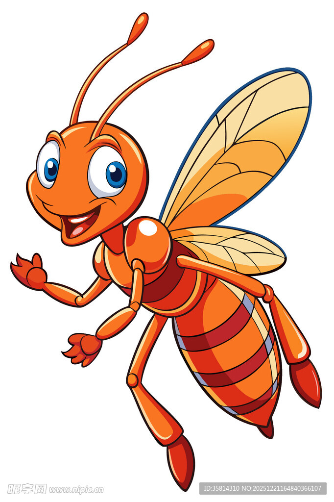 可爱卡通蚂蚁形象