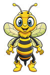 可爱卡通蜜蜂形象