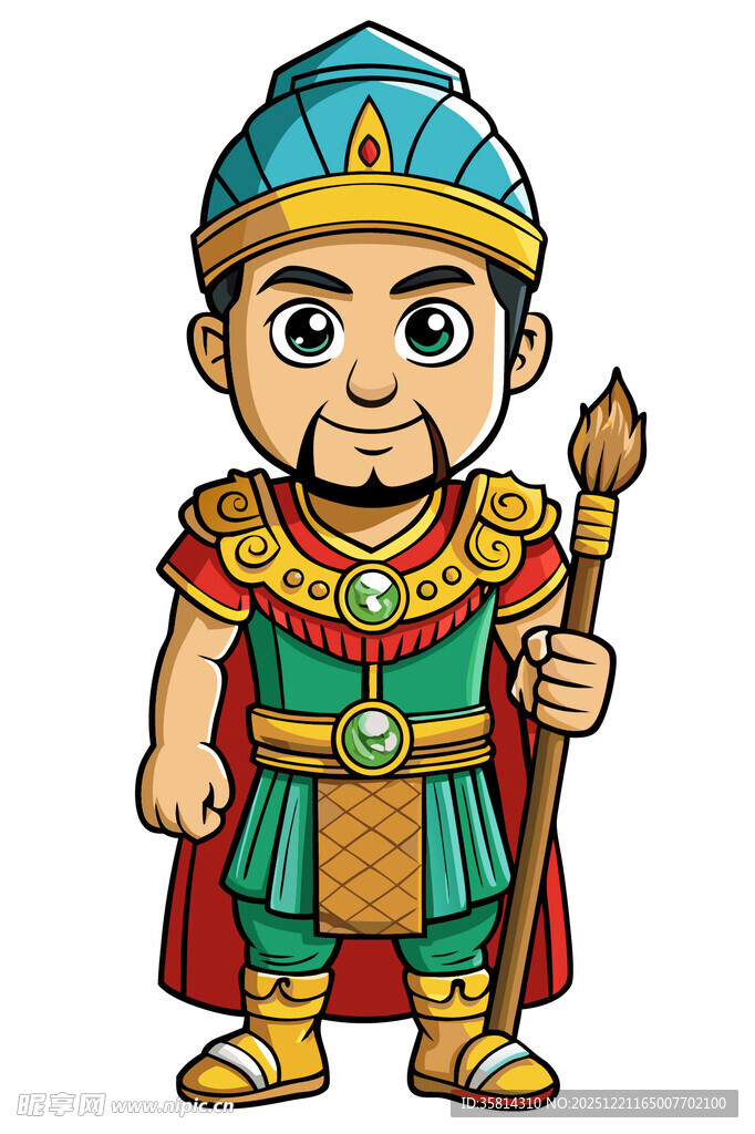 古代武将卡通形象
